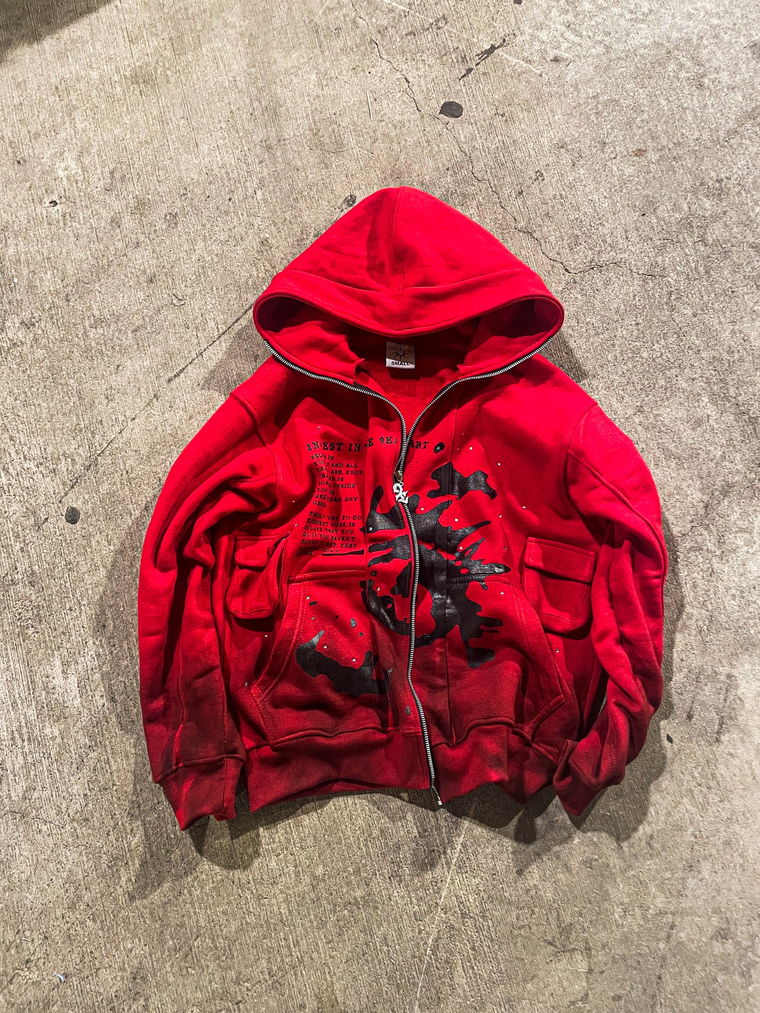 “INT9” Cargo Zip-up (RED)