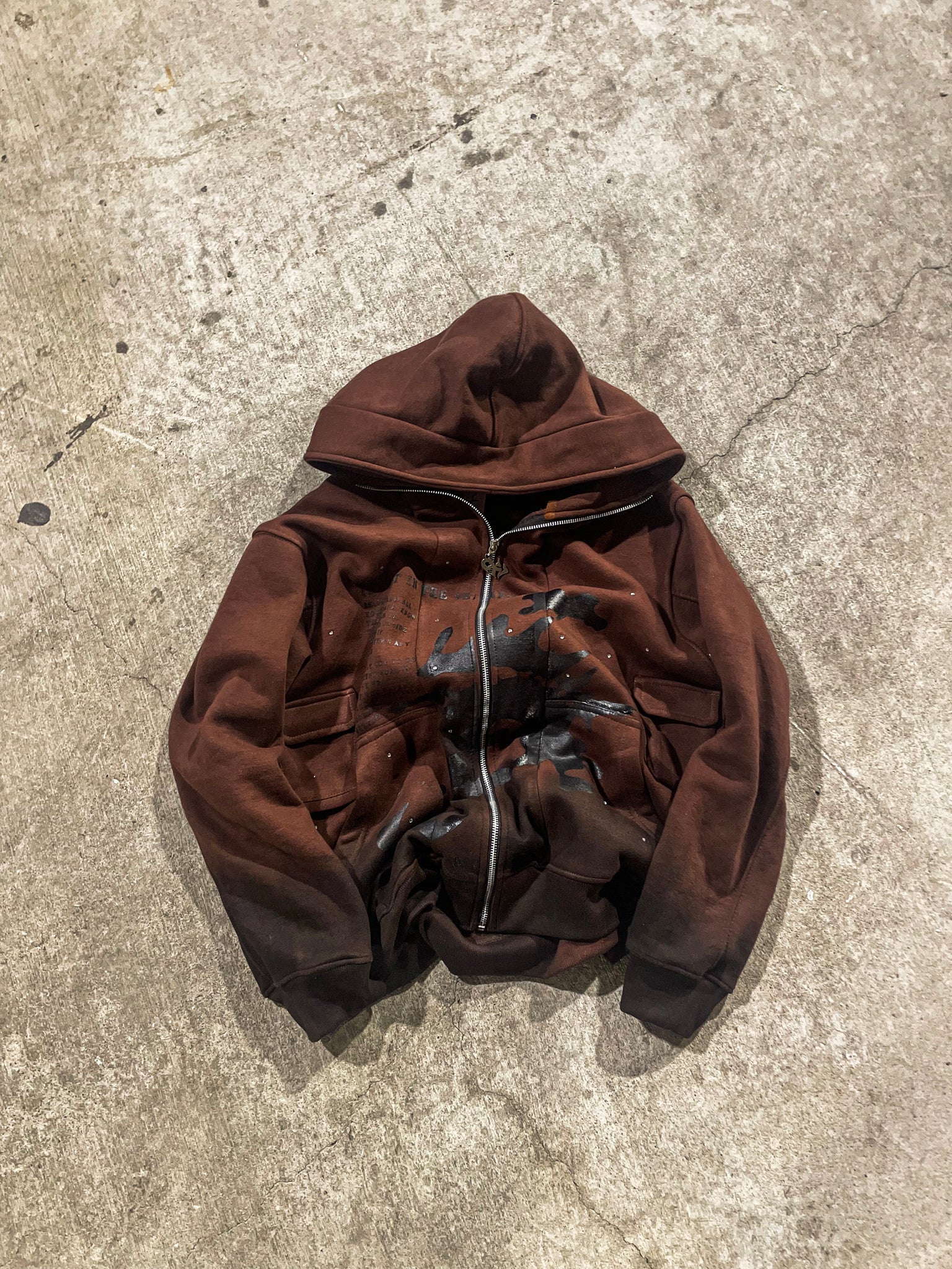 “INT9” Cargo Zip-up (BROWN)